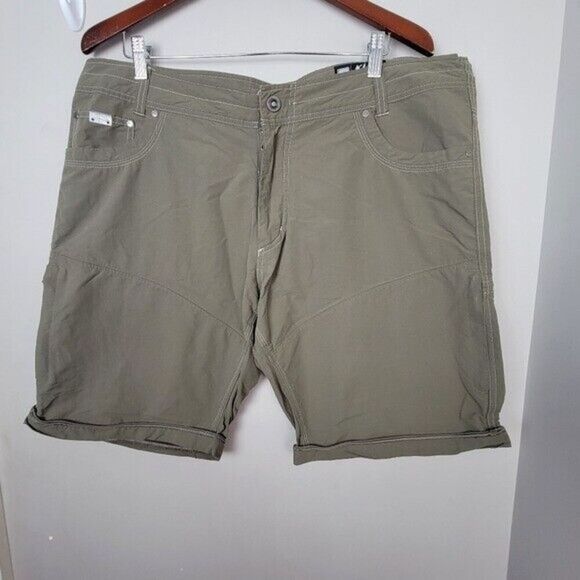 Kuhl Mens Liberator Convertible Hiking Outdoor Shorts Only No Legs Green 40 - Picture 1 of 5